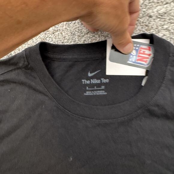 New Orleans Saints Shirt Mens Small Black NFL Football Nike Team Apparel Tee - Picture 5 of 13